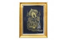 กรอบรูปผ้ายันต์ท่านพ่อจตุคามรามเทพ